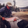 Big Dog and Big Fish - Early Spring Fly Fishing in the Rockies
