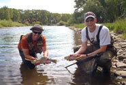 Double Trout Landed