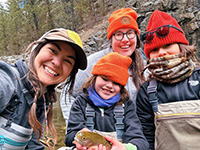 Family Photo Pecos Rainbow Trout