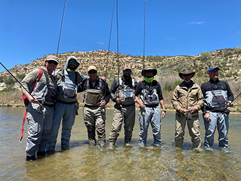 Family Group Fly Fishing