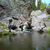Fishing a Mountain Pool - Vallecitos River, Northern New Mexico