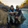 First Trout caught on a Fly Rod - Late November on the Chama River