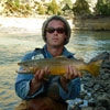 Big Brown Trout - Chama River, New Mexico